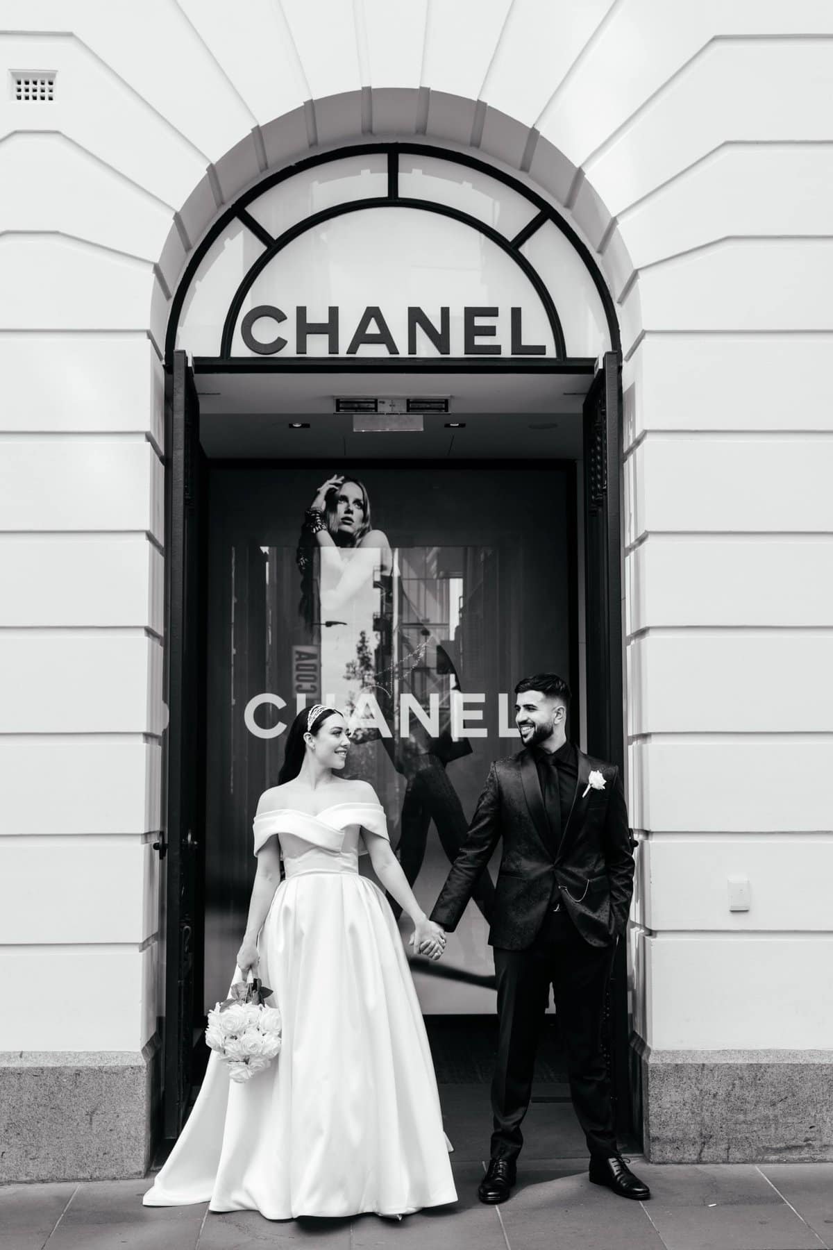 Wedding Couple Walking Together - Melbourne